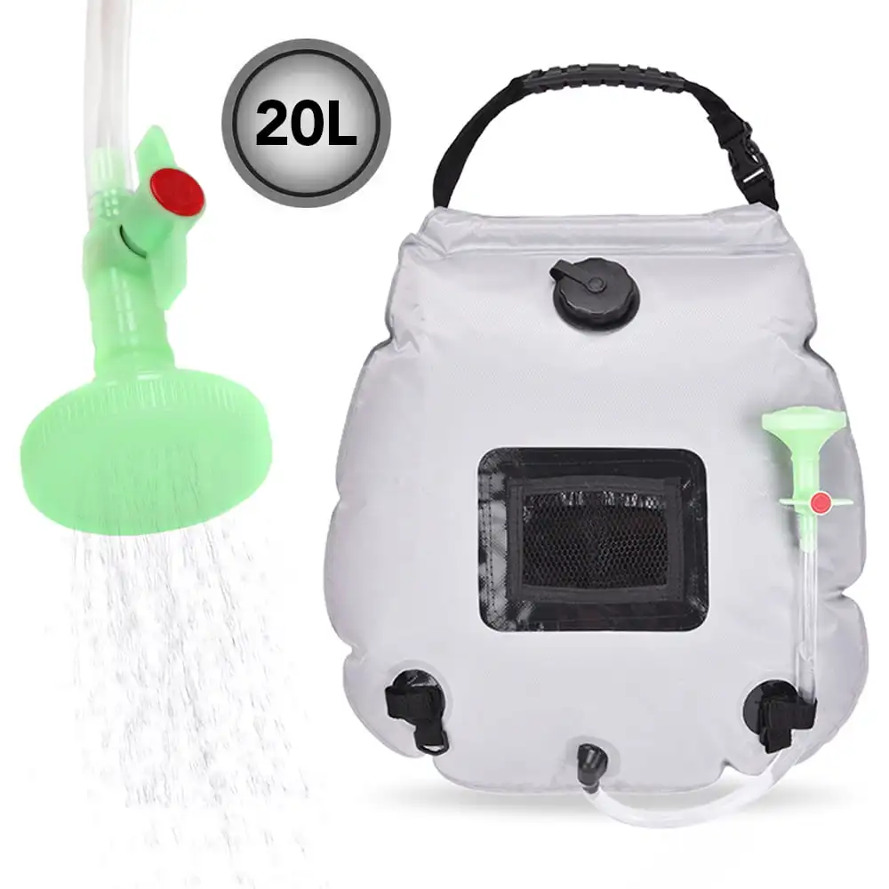 Water Bag Collapsible Water Container 20L Portable Camping Shower Bag Hot Water Bag by Solar Power for Outdoor
Water Bag Collapsible Water Container 20L Portable Camping Shower Bag Hot Water Bag by Solar Power for Outdoor