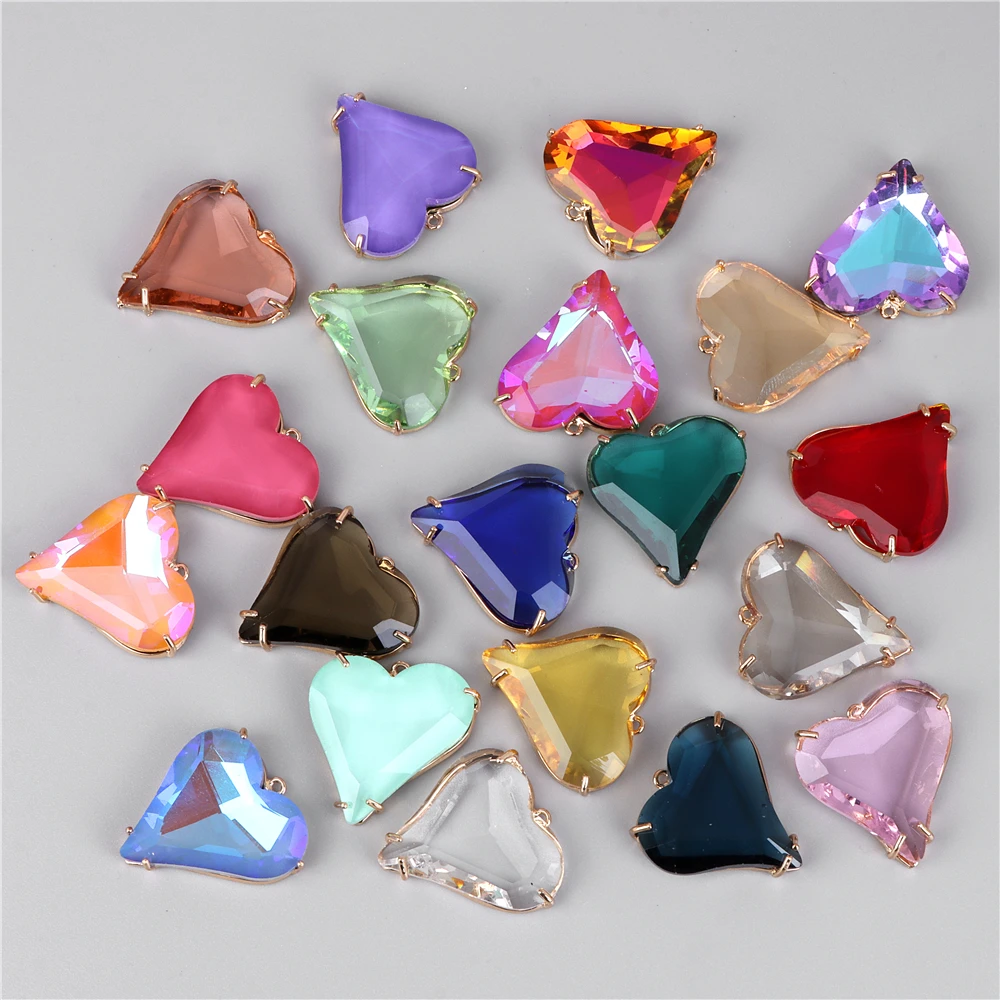 26MM Fashion Korean Crystal Heart Pendant Charm for Diy Jewelry Making Necklace Earring Rhinestone Accessory Supplies Wholesale
26MM Fashion Korean Crystal Heart Pendant Charm for Diy Jewelry Making Necklace Earring Rhinestone Accessory Supplies Wholesale