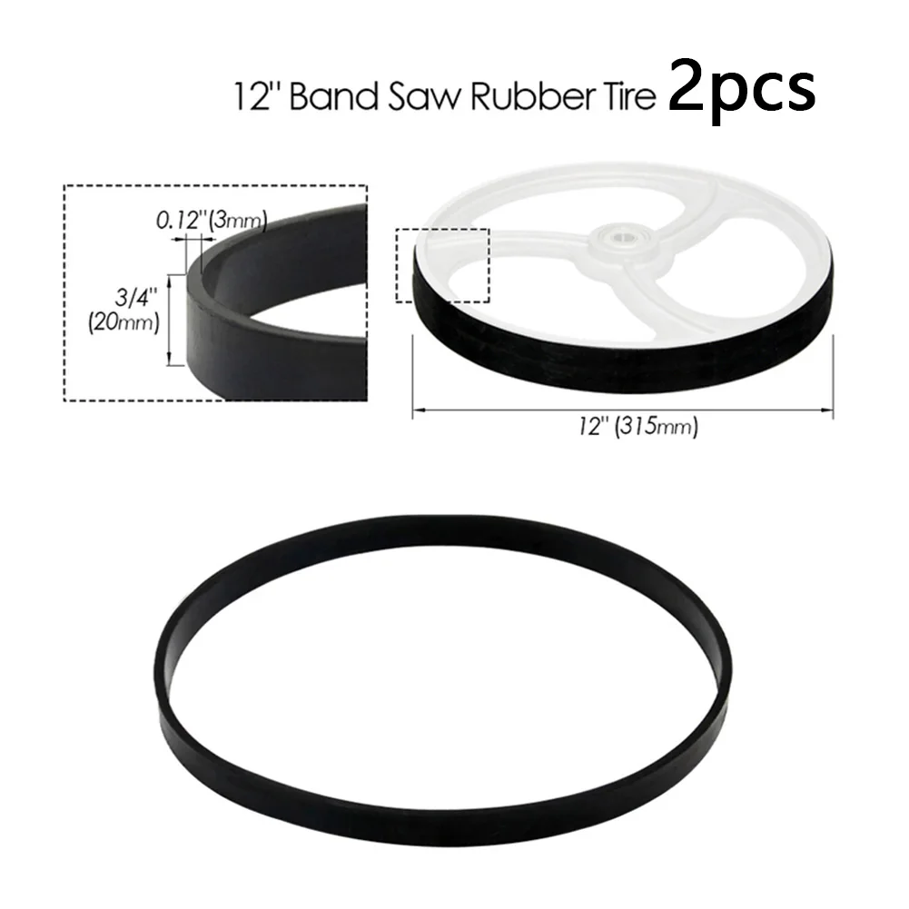 2pcs 8-14Inch Band Saw Rubber Band Black Rubber Ring For Band Saw Whee LPower Tool Accessories Woodworking Tool
2pcs 8-14Inch Band Saw Rubber Band Black Rubber Ring For Band Saw Whee LPower Tool Accessories Woodworking Tool