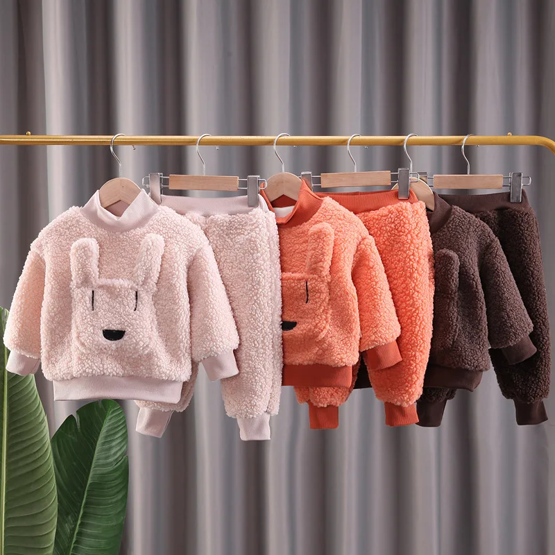 Baby Kids Winter Clothes Sets Cartoon Pattern Fluffy Clothing Suits Boys and Girls Sweatshirt and Pants 2 pcs Children Outfits
Baby Kids Winter Clothes Sets Cartoon Pattern Fluffy Clothing Suits Boys and Girls Sweatshirt and Pants 2 pcs Children Outfits