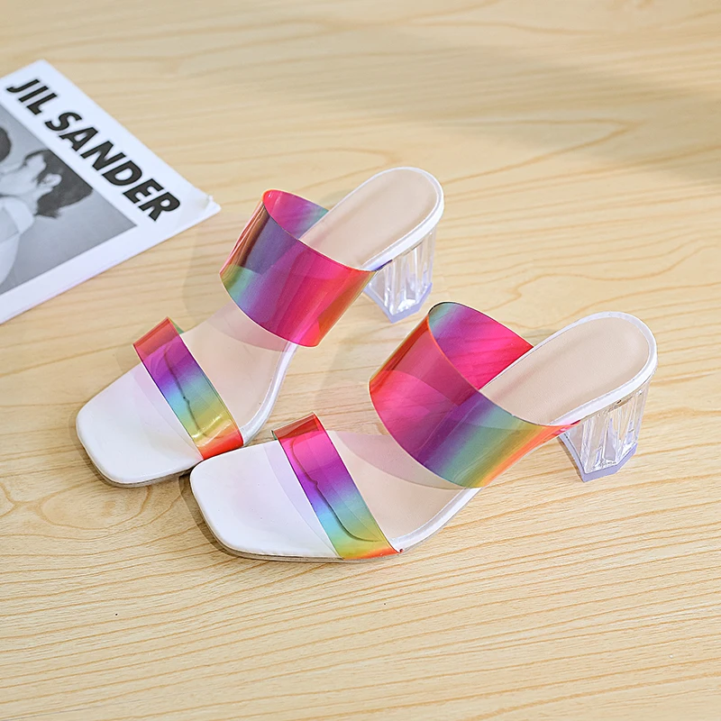 Large Size 35~43 Fashion Summer Women Sandals Beach Ladies Clear Sandal Comfortable High Heels Woman Transparent Medium Heel New
Large Size 35~43 Fashion Summer Women Sandals Beach Ladies Clear Sandal Comfortable High Heels Woman Transparent Medium Heel New
