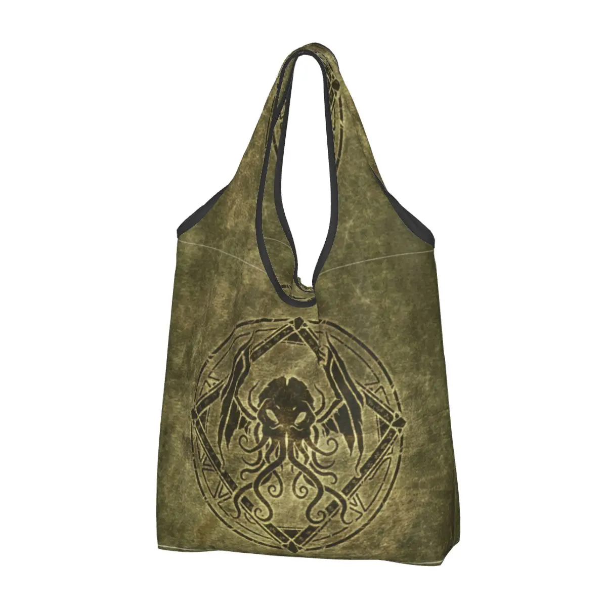Cthulhu Design Old Leather Groceries Shopping Tote Bags Funny Horror Dark Monster Shoulder Shopper Bags Big Capacity Handbag
Cthulhu Design Old Leather Groceries Shopping Tote Bags Funny Horror Dark Monster Shoulder Shopper Bags Big Capacity Handbag