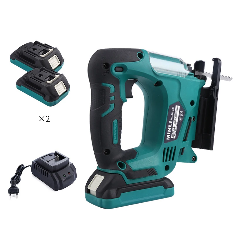 21V 900W Electric Cordless Jig Saw Portable Multi-Function Saw Blade Metal Woodworking Jigsaw with Makita Battery Power Tool
21V 900W Electric Cordless Jig Saw Portable Multi-Function Saw Blade Metal Woodworking Jigsaw with Makita Battery Power Tool