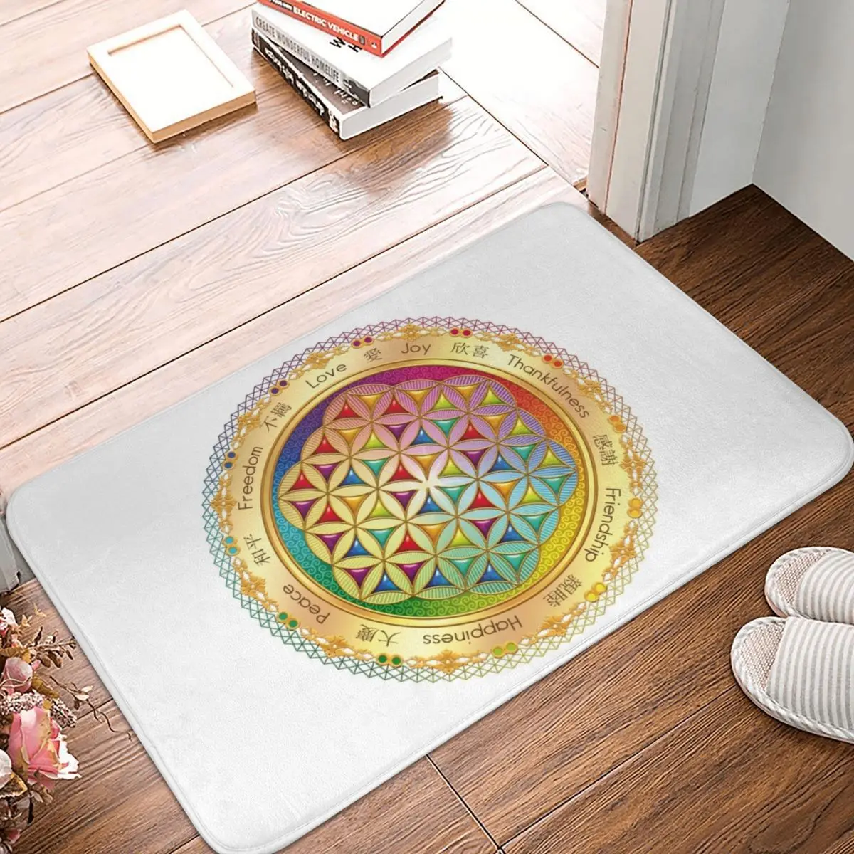 The Flower Of Life Doormat Rug carpet Mat Footpad Polyester Anti-slip Floor Mat Front Room Corridor Bedroom balcony Foot Pad
The Flower Of Life Doormat Rug carpet Mat Footpad Polyester Anti-slip Floor Mat Front Room Corridor Bedroom balcony Foot Pad