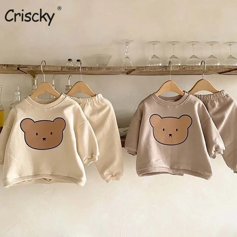 Комплект детской одежды Criscky, костюм с мультяшным медведем для младенцев, Осень-зима 2022, повседневный комплект из 2 предметов для мальчиков, ...
Комплект детской одежды Criscky, костюм с мультяшным медведем для младенцев, Осень-зима 2022, повседневный комплект из 2 предметов для мальчиков, ...