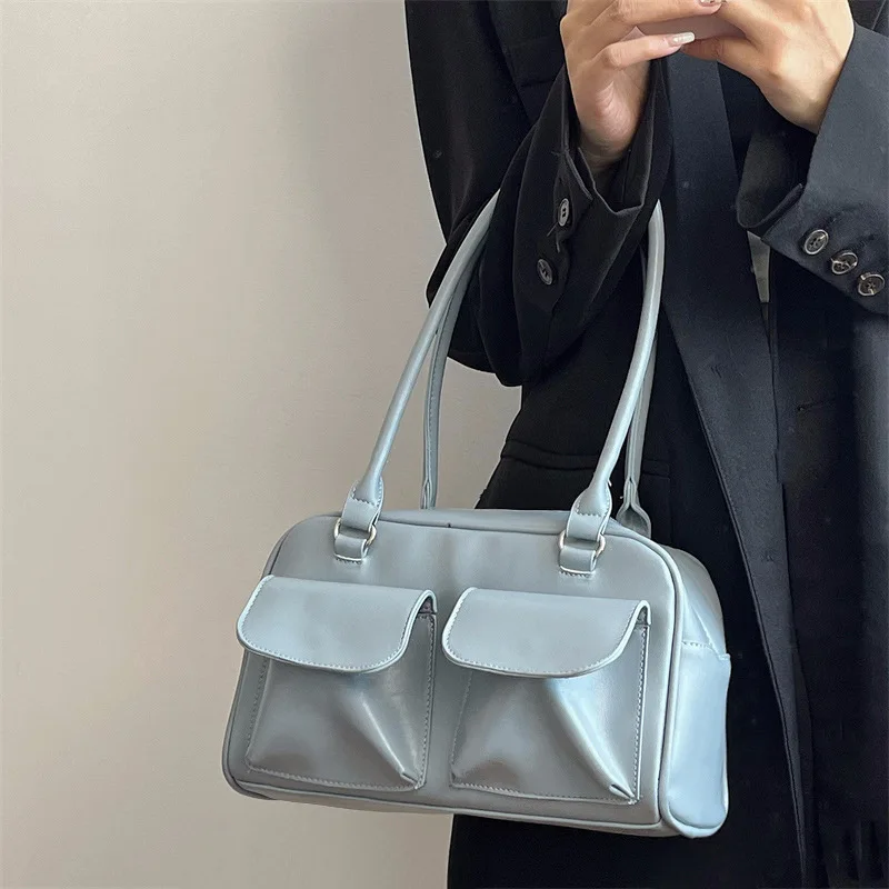 Bolsa Women's Stylish Retro Texture Shoulder Bag Fashion Simple High-capacity Work New In Handbag Sac A Main Femme Tote Bags
Bolsa Women's Stylish Retro Texture Shoulder Bag Fashion Simple High-capacity Work New In Handbag Sac A Main Femme Tote Bags