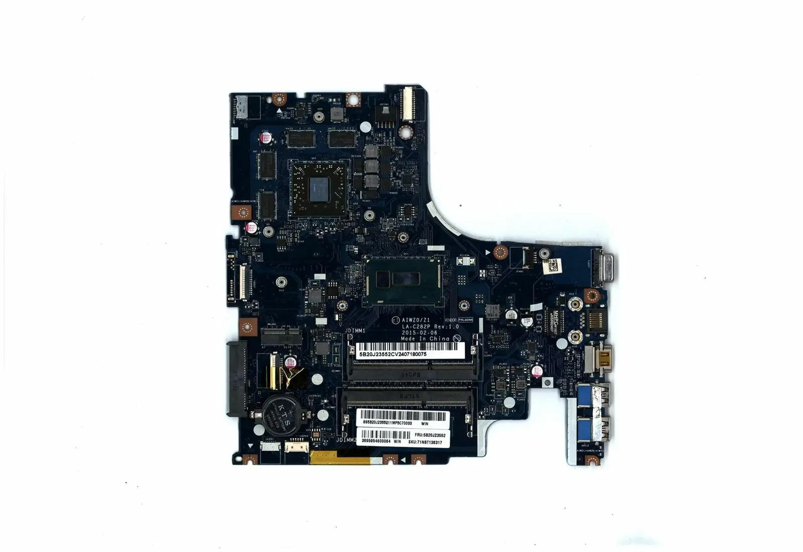 Оригинальная материнская плата для Lenovo Z51-70, материнская плата Core i5-5200U 4GB 5B20J23552
Оригинальная материнская плата для Lenovo Z51-70, материнская плата Core i5-5200U 4GB 5B20J23552