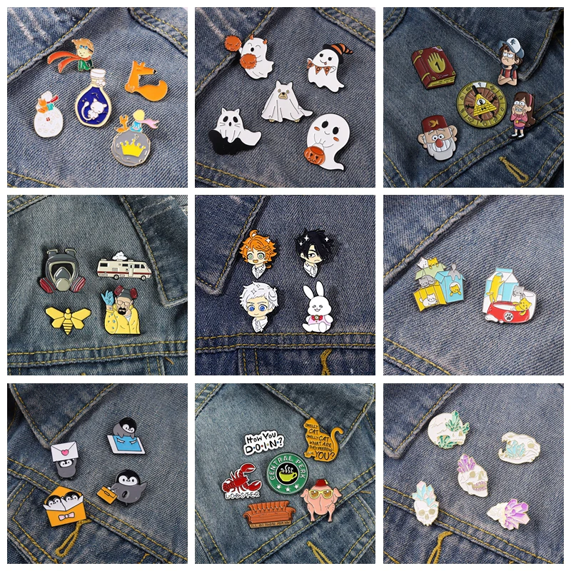 5Pcs/Sets Suits Demon Slayer Enamel Pin Cute Anime Characters Brooches Badges Backpack Gift Friends Jewelry Kids Friends Gifts
5Pcs/Sets Suits Demon Slayer Enamel Pin Cute Anime Characters Brooches Badges Backpack Gift Friends Jewelry Kids Friends Gifts