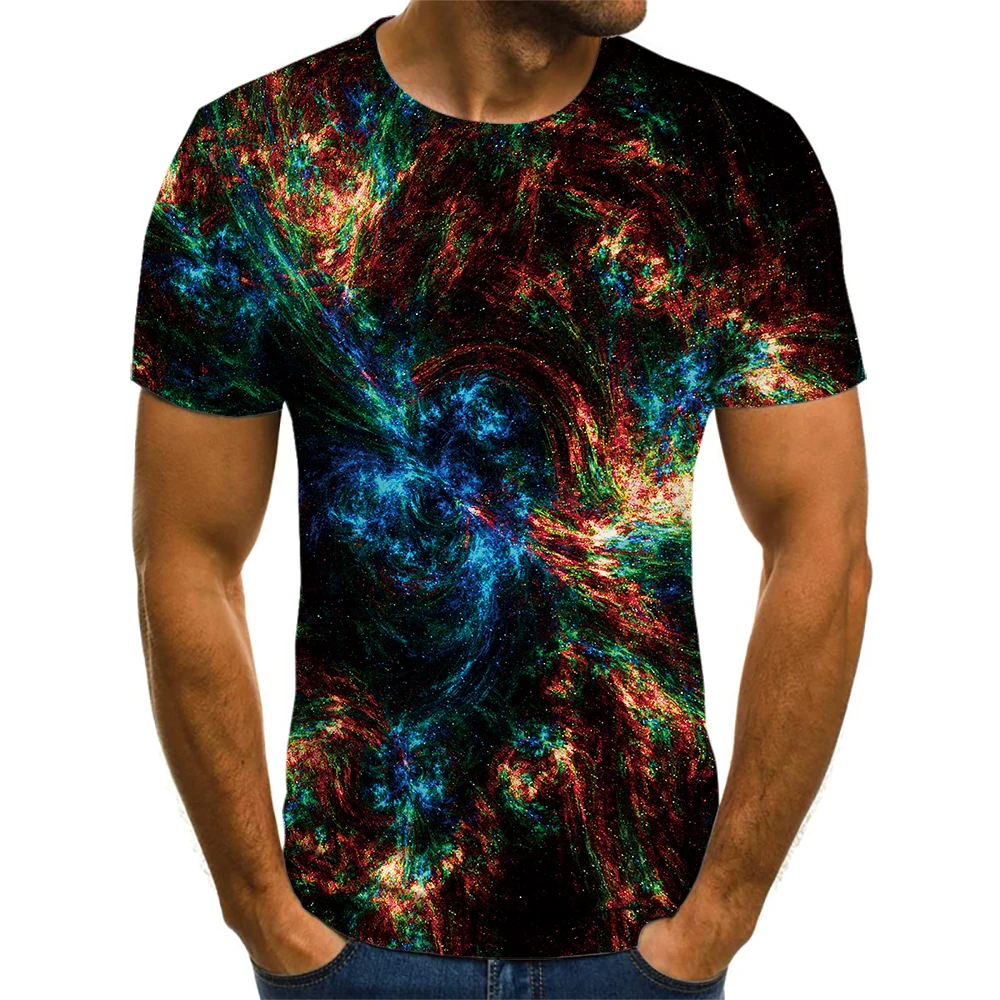 New 2022 Colorful Sky Space Galaxy T-Shirt Creative 3D Casual Street Short Sleeve Shirt Summer Men's Top Hot Tee
New 2022 Colorful Sky Space Galaxy T-Shirt Creative 3D Casual Street Short Sleeve Shirt Summer Men's Top Hot Tee