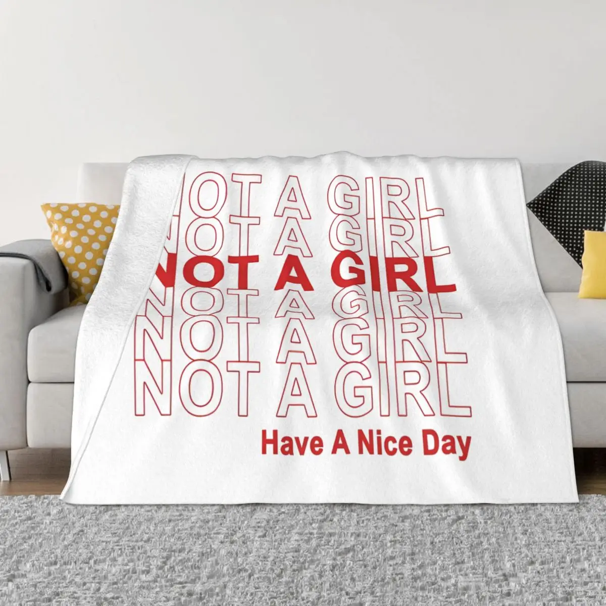 Not a Girl Have a Nice Day Bed Cover Bed Outdoor Fluffy Soft Blanket Bed Baby Blanket Girl Minimal design Girl's Heart fluffy
Not a Girl Have a Nice Day Bed Cover Bed Outdoor Fluffy Soft Blanket Bed Baby Blanket Girl Minimal design Girl's Heart fluffy