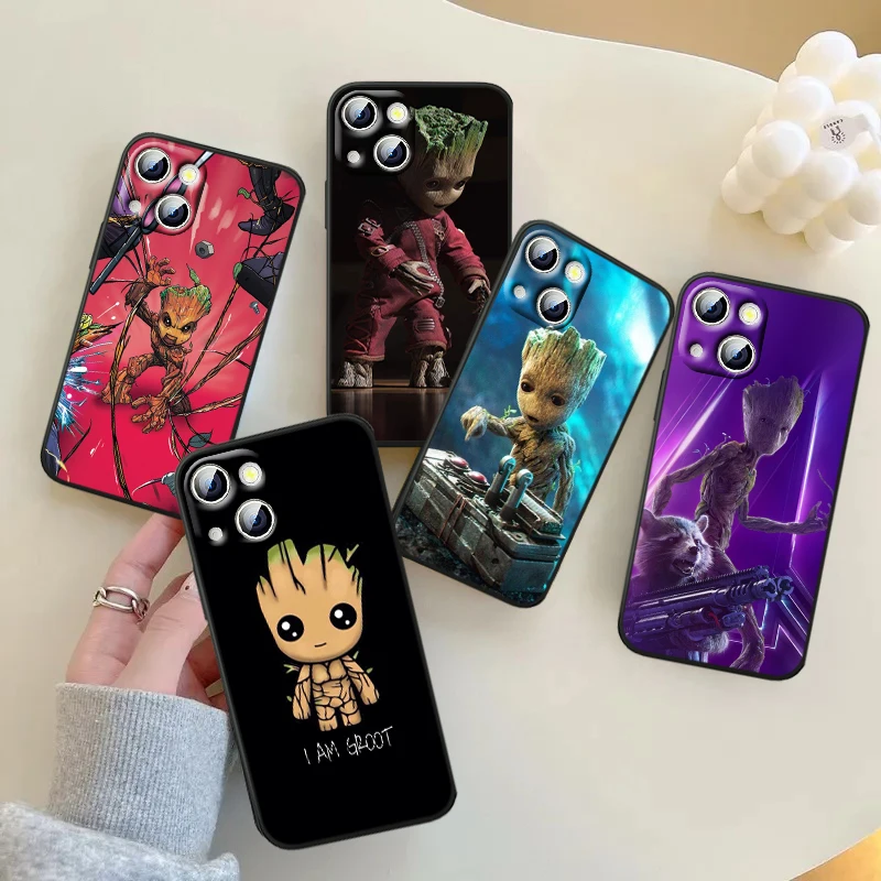 Marvel I AM Groot For iPhone 14 13 12 11 Pro Max XS Max X XR 7 8 Plus 6S 5S Silicone Black Shell Phone Case
Marvel I AM Groot For iPhone 14 13 12 11 Pro Max XS Max X XR 7 8 Plus 6S 5S Silicone Black Shell Phone Case