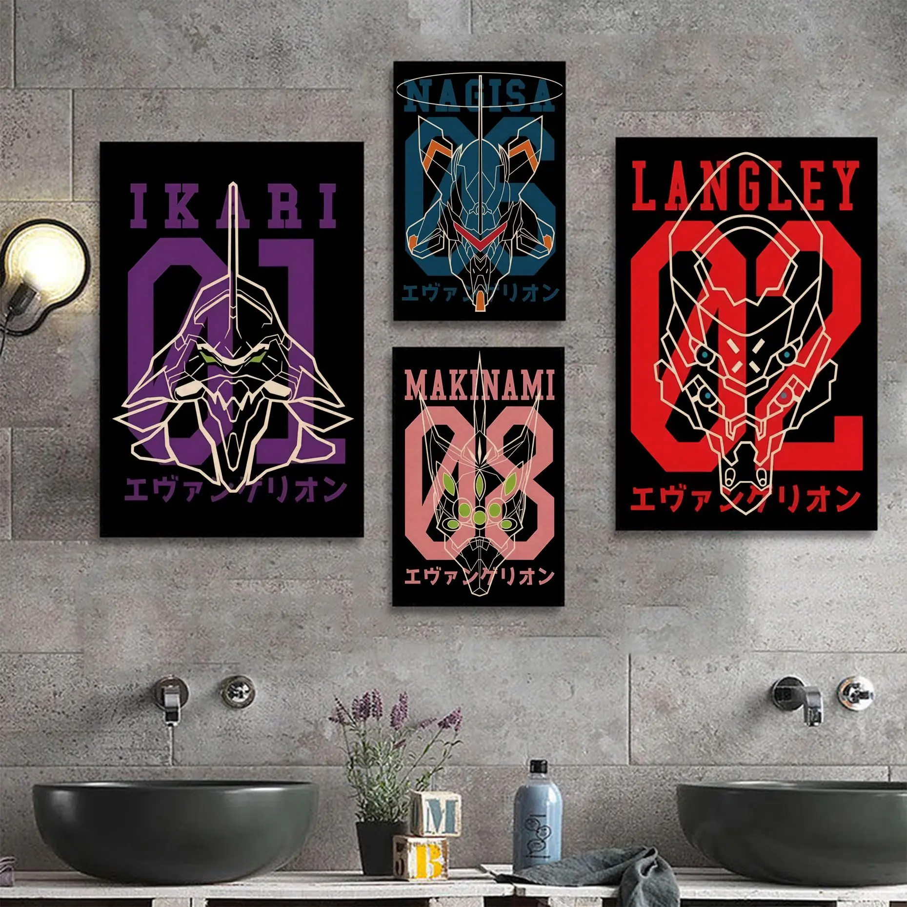 BANDAI Neon Genesis Evangelion Robot Vintage Posters Wall Art Retro Posters For Home Home Decor
BANDAI Neon Genesis Evangelion Robot Vintage Posters Wall Art Retro Posters For Home Home Decor