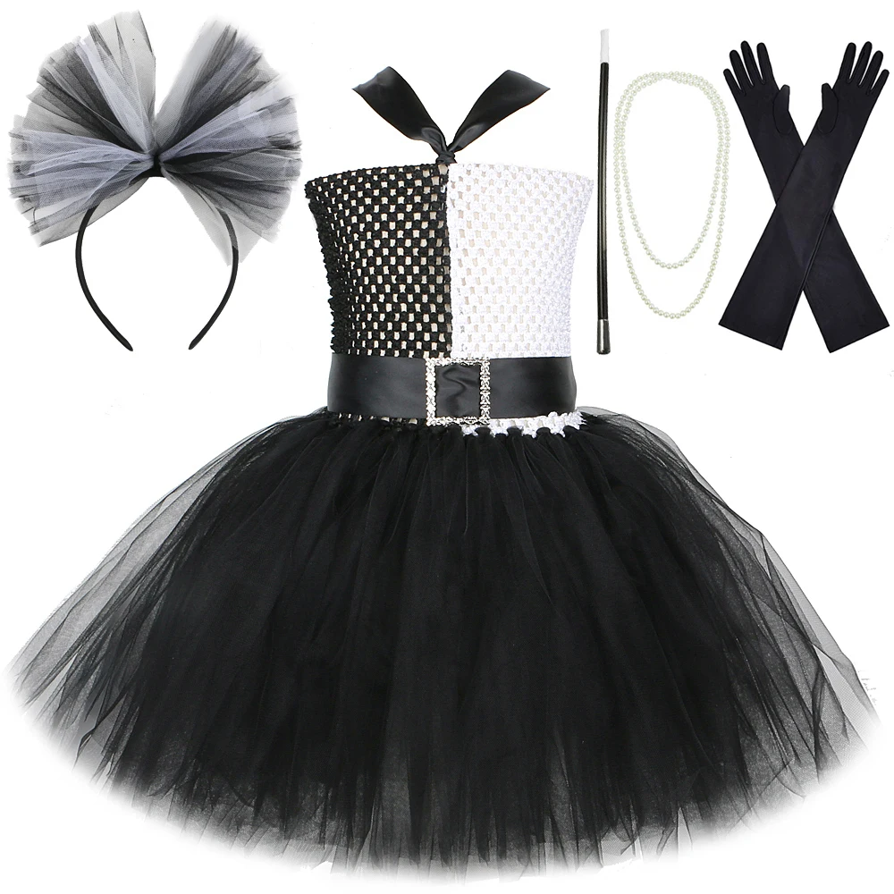 Cruella Witch Costumes For Girls Carnival Halloween Tutu Dress For Kids Girl Dalmatians Dog Outfit Children Party Clothes Set
Cruella Witch Costumes For Girls Carnival Halloween Tutu Dress For Kids Girl Dalmatians Dog Outfit Children Party Clothes Set
