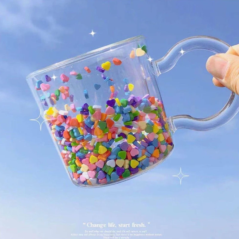 Originality Cute Girl Flowing Love Cup Quicksand Cup Double Layer Water Cup Creative Gift Glass Cups Drinking Glasses Coffee Mug
Originality Cute Girl Flowing Love Cup Quicksand Cup Double Layer Water Cup Creative Gift Glass Cups Drinking Glasses Coffee Mug