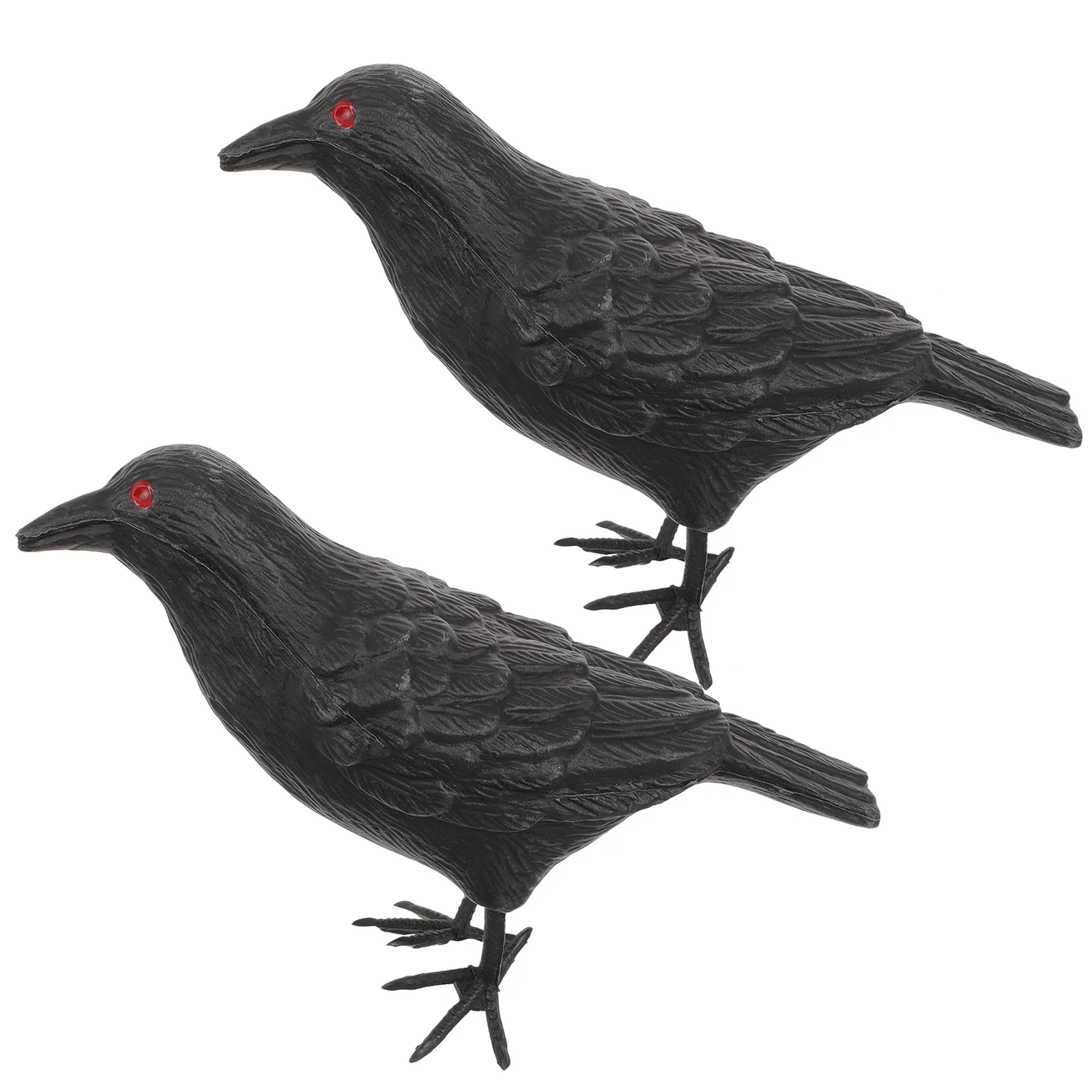 2 Pcs Crow Props Halloween Decorations Haunted House Ornament Simulation Crafts Desktop Raven
2 Pcs Crow Props Halloween Decorations Haunted House Ornament Simulation Crafts Desktop Raven