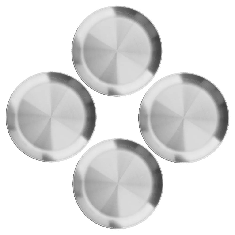 Steel Serving Metal Plate Plates Stainless Dishes Camping Round Dinner Eating Salad Beef Meat Dish Pizza Pan Tray
Steel Serving Metal Plate Plates Stainless Dishes Camping Round Dinner Eating Salad Beef Meat Dish Pizza Pan Tray