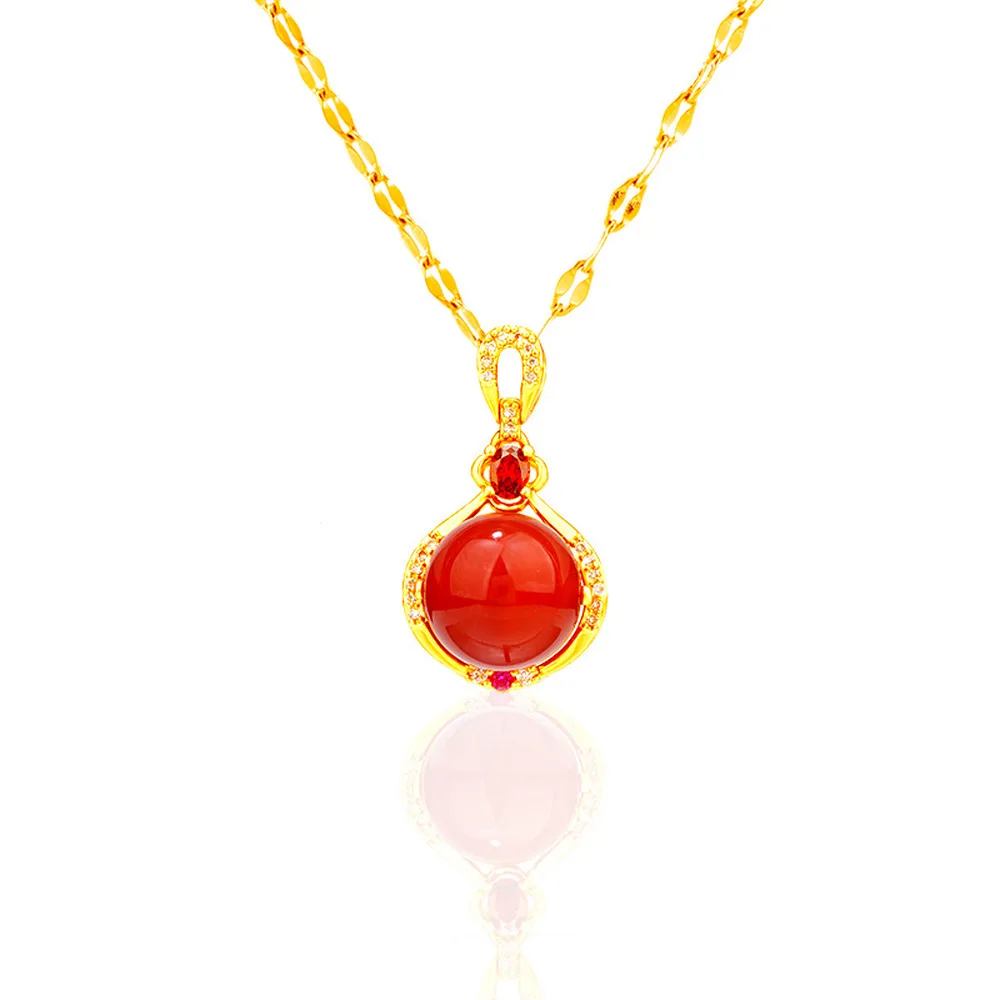 Korean Sweet Natural Stone Pendant Necklaces For Women Shiny Rhinestones Copper Color Link Chain Charm Choker Necklace Jewelry
Korean Sweet Natural Stone Pendant Necklaces For Women Shiny Rhinestones Copper Color Link Chain Charm Choker Necklace Jewelry