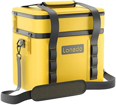 

Lisa Lunch Soft Cooler 20/36 Can, Insulated Bag Portable Ice Chest Box for Lunch, Beach, Drink, Beverage, Travel, Camping, Picni