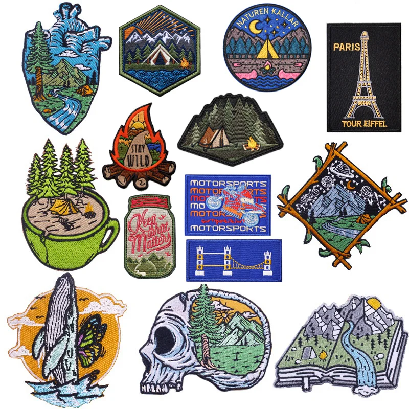 Newly Designed Camping Cycling 3D Embroidered Armband Adventure Travel Badge Backpack Patches for Clothing Hook and Loop patch
Newly Designed Camping Cycling 3D Embroidered Armband Adventure Travel Badge Backpack Patches for Clothing Hook and Loop patch