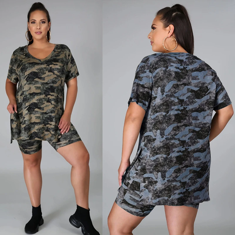 Summer products plus size printing women's fashion T-shirt loose casual suit suitable for work commute and home Oversized tops
Summer products plus size printing women's fashion T-shirt loose casual suit suitable for work commute and home Oversized tops