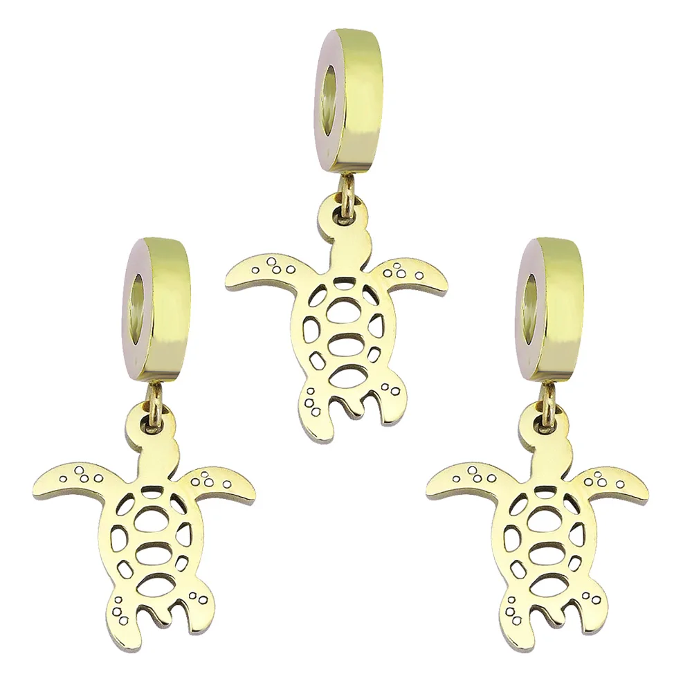 3 Pcs/lot Pandoraer Jewelry Stainless Steel Charm Zircon Sea Turtle Pendant Fit Snake Chain Bracelet DIY accessories For Women
3 Pcs/lot Pandoraer Jewelry Stainless Steel Charm Zircon Sea Turtle Pendant Fit Snake Chain Bracelet DIY accessories For Women