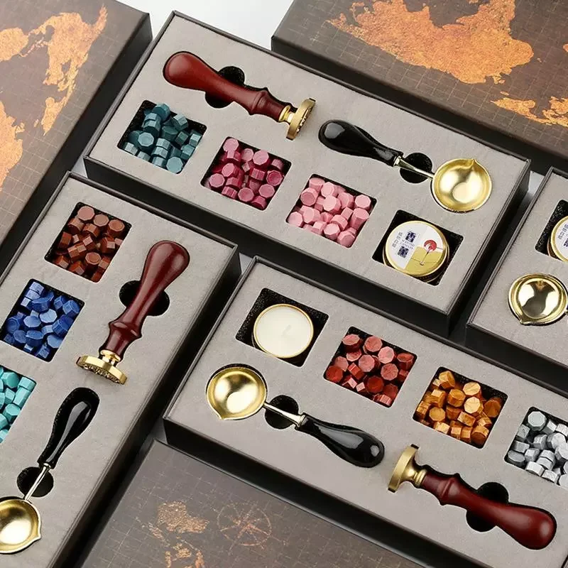 Wax Seal Box Kit Evening Wedding Invitation Decorative Wax Dipping Pot Set Stamping Plates Melt Packaging Craft Supplies
Wax Seal Box Kit Evening Wedding Invitation Decorative Wax Dipping Pot Set Stamping Plates Melt Packaging Craft Supplies