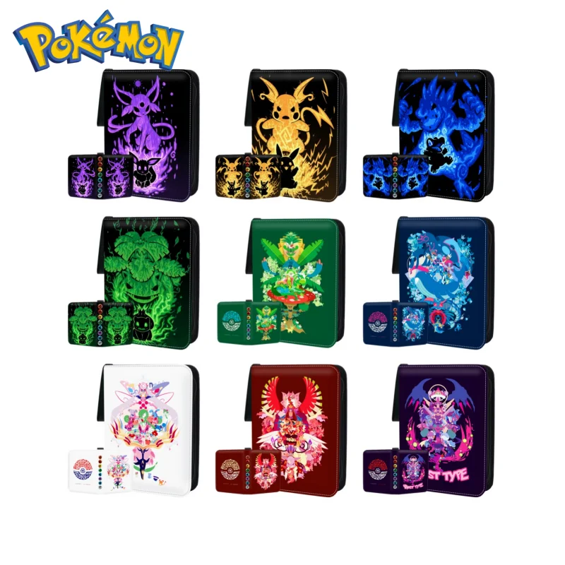 400Pcs Pokemon Game Card Collection Binder PU Portable Zipper 4 Grid Anime Peripheral Cute Kids Toy Gift
400Pcs Pokemon Game Card Collection Binder PU Portable Zipper 4 Grid Anime Peripheral Cute Kids Toy Gift