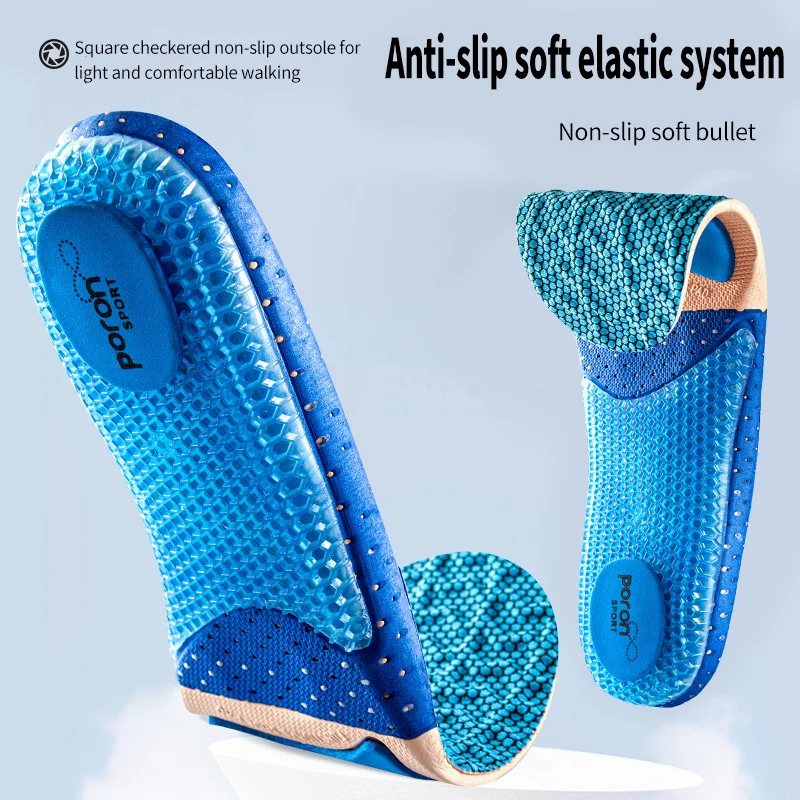 Breathable Arch Support Orthopedic Soft Elastic Silicone Sports Insoles Running Men Women Cushioning Outdoor Shoes Foot
Breathable Arch Support Orthopedic Soft Elastic Silicone Sports Insoles Running Men Women Cushioning Outdoor Shoes Foot