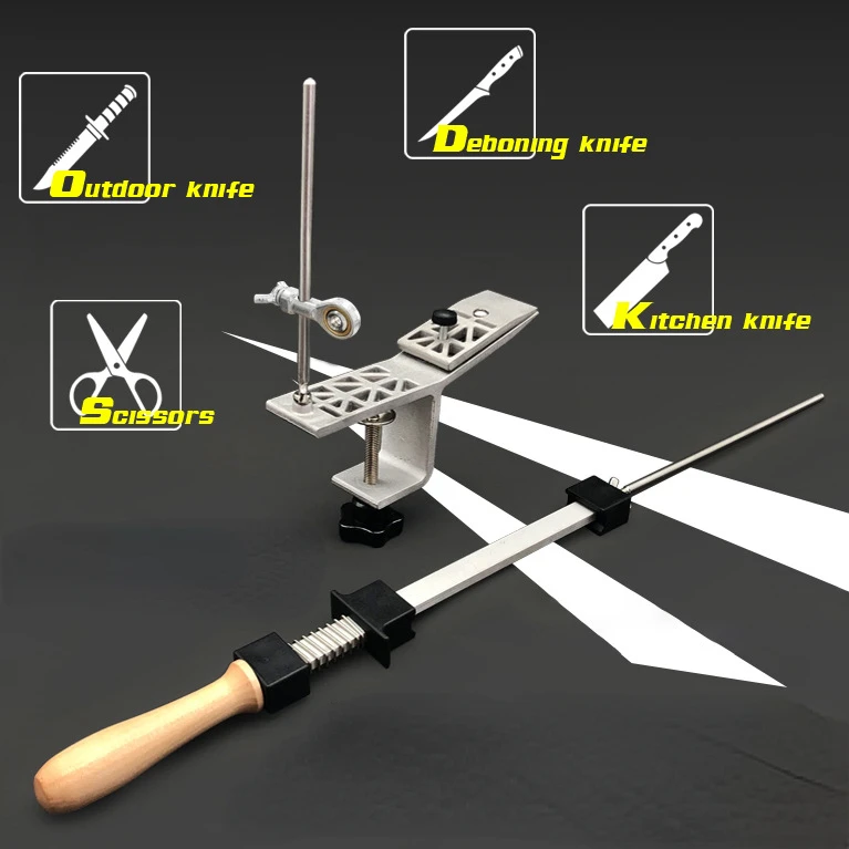 Fixed Angle Sharpener Aluminum Alloy Sharpener Artifact Multifunctional Professional Knife Sharpener Kitchen Tools Accessories
Fixed Angle Sharpener Aluminum Alloy Sharpener Artifact Multifunctional Professional Knife Sharpener Kitchen Tools Accessories