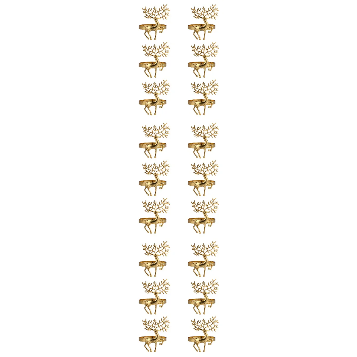 18 Pcs Christmas Deer Design Napkin Rings Alloy Napkin Holder Party Decoration
18 Pcs Christmas Deer Design Napkin Rings Alloy Napkin Holder Party Decoration
