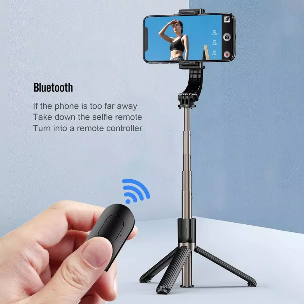 

Handheld Phone Stabilizer Universal Smartphone Gimbal Stabilizers Wireless Tripod 3 In1 Selfie Stick Live Stream