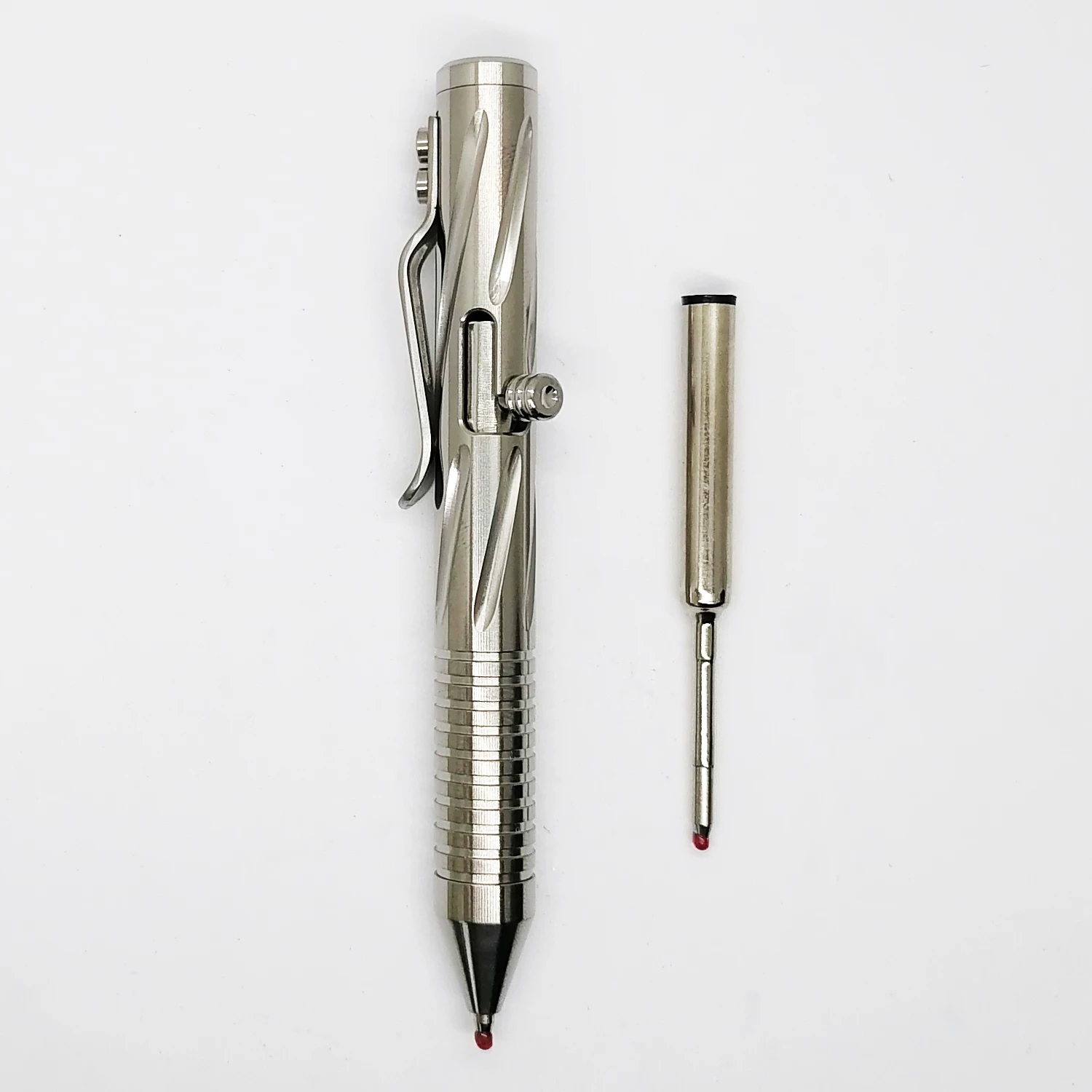 1 шт. Механическая тактическая ручка из титанового сплава с болтом для повседневного использования подпись в офисе и школе
1 шт. Механическая тактическая ручка из титанового сплава с болтом для повседневного использования подпись в офисе и школе