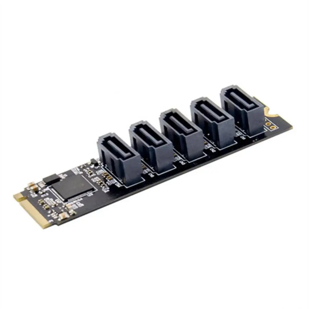Переходная плата Jmb585, переходник с 5 портами Pci Express, адаптер высокого качества, sata 3.0 Ssd, контроллер M.2 на расширительную карту Ngff
Переходная плата Jmb585, переходник с 5 портами Pci Express, адаптер высокого качества, sata 3.0 Ssd, контроллер M.2 на расширительную карту Ngff