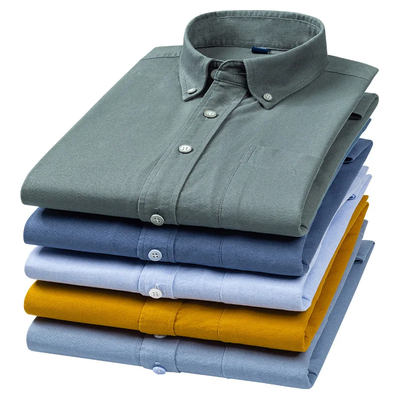 100% Cotton Pure Color Longsleeve Shirt for Men Plaid Shirt Easy To Take Care Oxford Pocket Shirt Oversized Button Up Shirt
100% Cotton Pure Color Longsleeve Shirt for Men Plaid Shirt Easy To Take Care Oxford Pocket Shirt Oversized Button Up Shirt