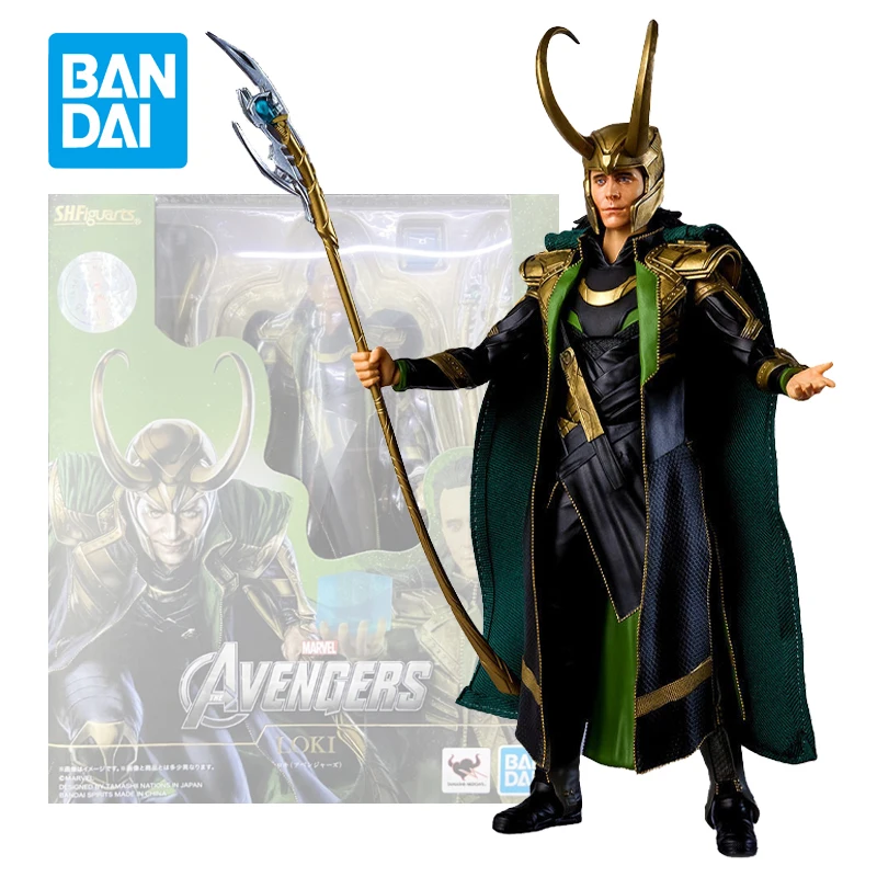 Original Bandai S.H.Figuarts Anime Marvel Loki Laufeyson Avengers Anime Action Figures Collection Model Toys for Children 14cm
Original Bandai S.H.Figuarts Anime Marvel Loki Laufeyson Avengers Anime Action Figures Collection Model Toys for Children 14cm