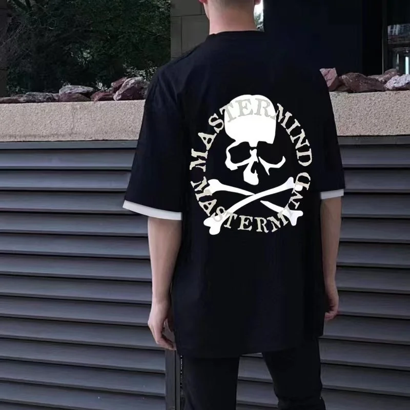 MASTERMIND JAPAN MMJ Summer Teen Casual Half-Sleeve T-Shirt with Reflective Printing Two-Piece Short Sleeve Tee
MASTERMIND JAPAN MMJ Summer Teen Casual Half-Sleeve T-Shirt with Reflective Printing Two-Piece Short Sleeve Tee