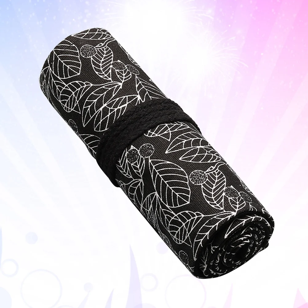 Portable Canvas Pen Bag Large Capacity Rolling Case Roll Wrap Holder Pen Pouch Storage Organizer (36 Slots-Black
Portable Canvas Pen Bag Large Capacity Rolling Case Roll Wrap Holder Pen Pouch Storage Organizer (36 Slots-Black