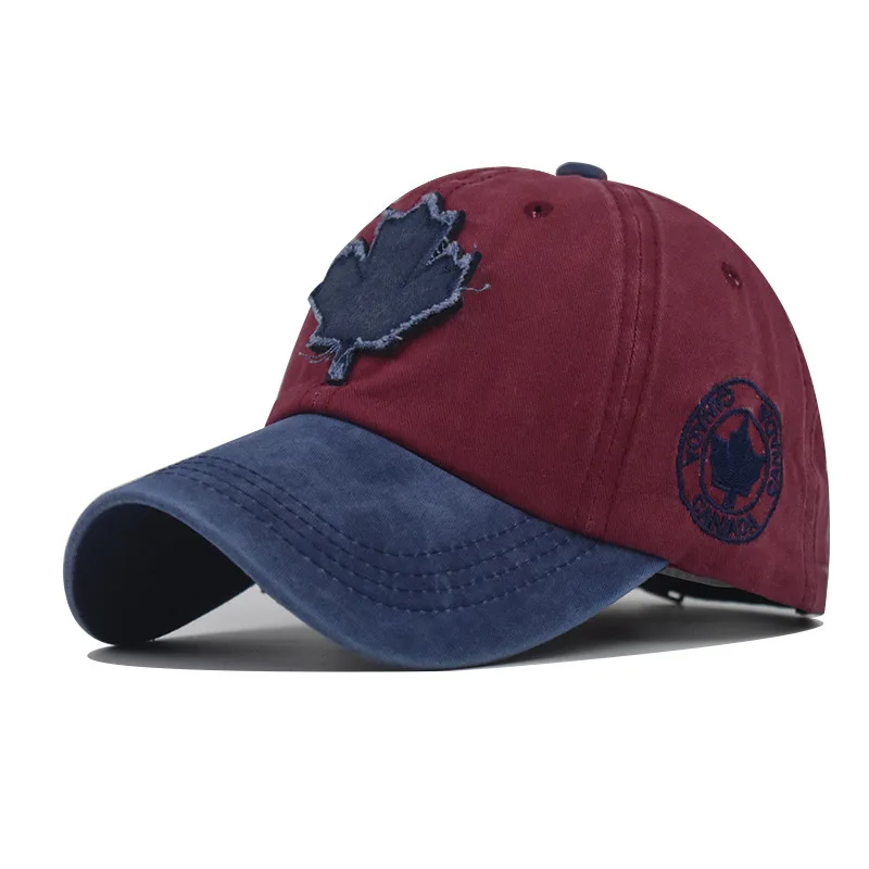 Unisex Washed Cotton Baseball Caps Canada Big Maple Leaf Embroidery Snapback for Men Women Vintage Outdoor Sports Dad Visor Hats
Unisex Washed Cotton Baseball Caps Canada Big Maple Leaf Embroidery Snapback for Men Women Vintage Outdoor Sports Dad Visor Hats