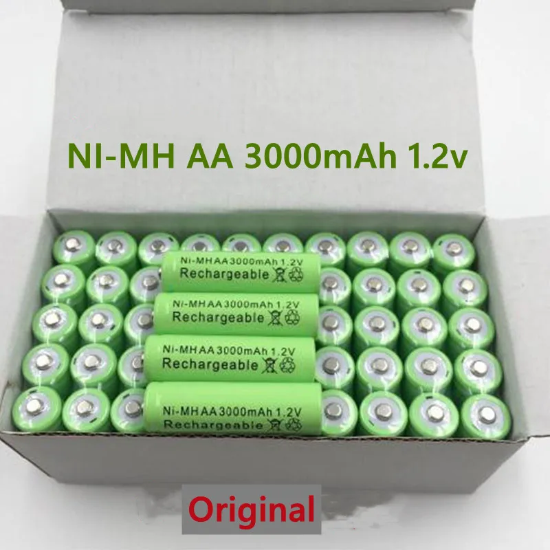 high quality 1.2V AA battery 3000mah Ni MH Rechargeable AA battery can be used for MP3 LED lamp of toy camera microphone
high quality 1.2V AA battery 3000mah Ni MH Rechargeable AA battery can be used for MP3 LED lamp of toy camera microphone