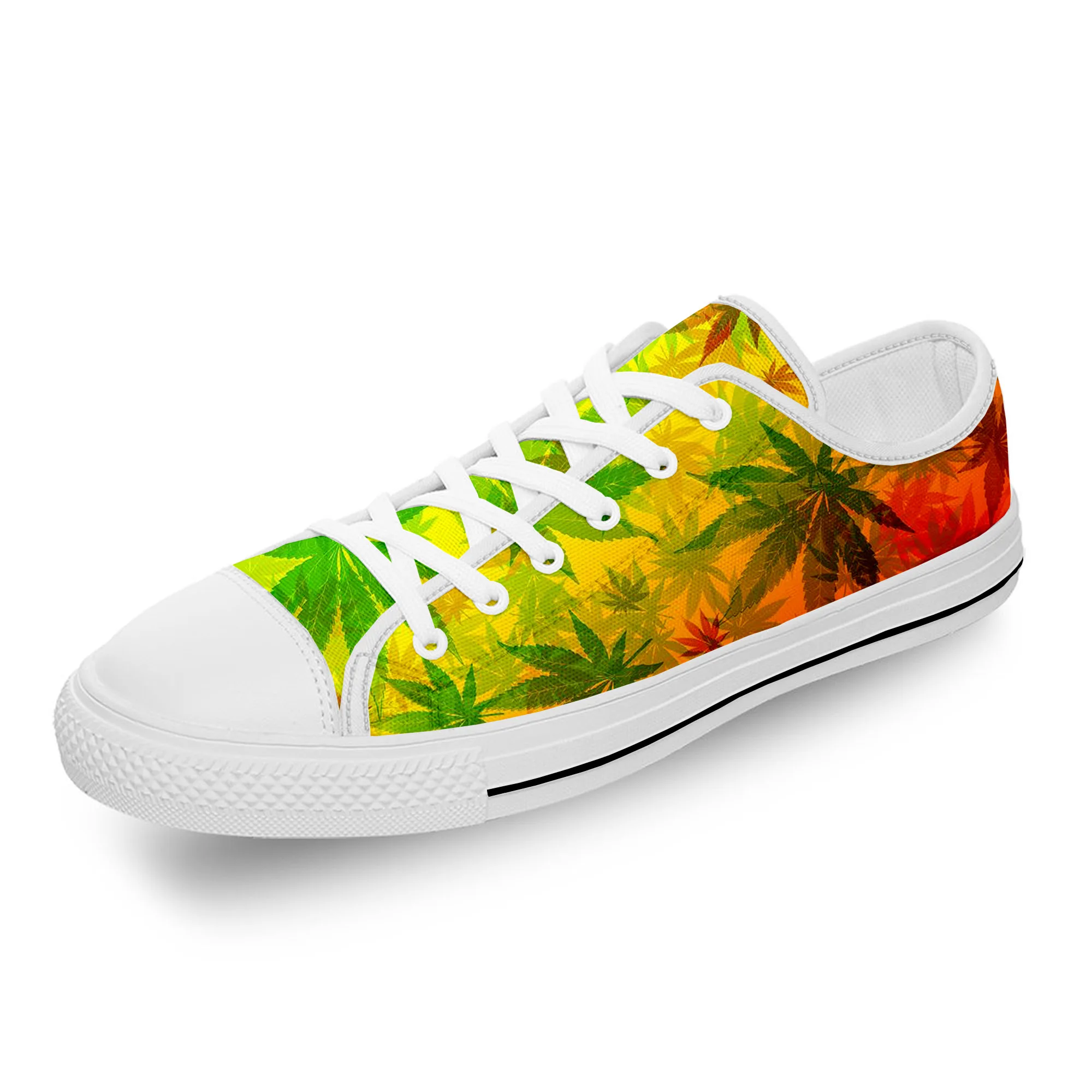 Reggae Rasta Leaf Pattern Cool White Cloth Fashion 3D Print Low Top Canvas Shoes Men Women Lightweight Breathable Sneakers
Reggae Rasta Leaf Pattern Cool White Cloth Fashion 3D Print Low Top Canvas Shoes Men Women Lightweight Breathable Sneakers
