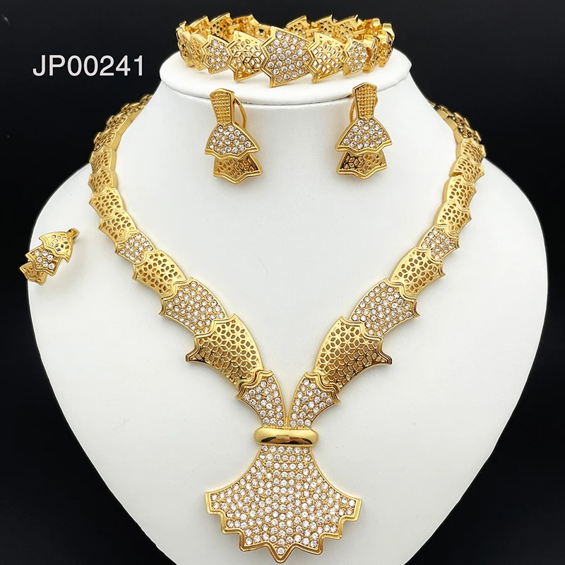 Fashion Jewelry Sets For Women Crown Shape Jewelry Ladies Necklace Earrings Set
Fashion Jewelry Sets For Women Crown Shape Jewelry Ladies Necklace Earrings Set