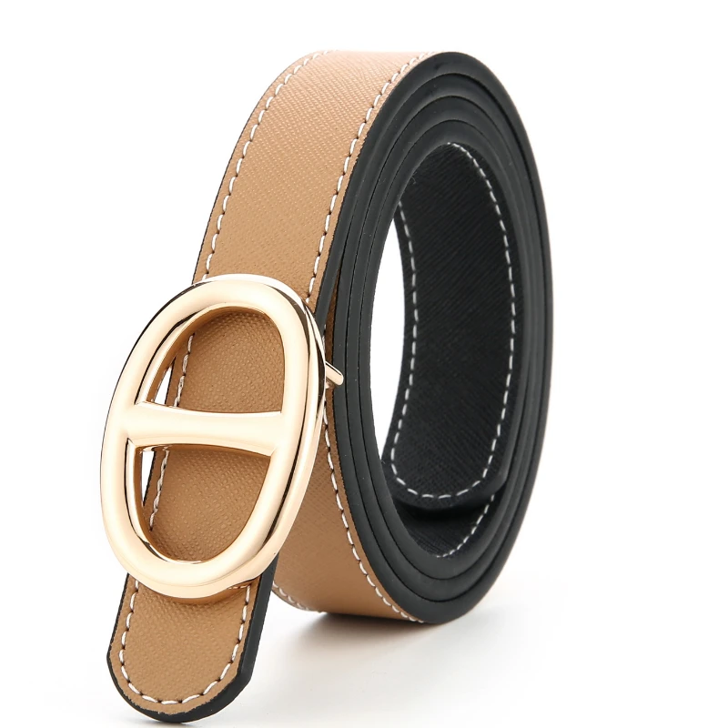Double Sided Use Women's Belt Fashion Versatile Leather Trim Fine Belt Popular Black Jeans with Men's Belt Waist Belt
Double Sided Use Women's Belt Fashion Versatile Leather Trim Fine Belt Popular Black Jeans with Men's Belt Waist Belt