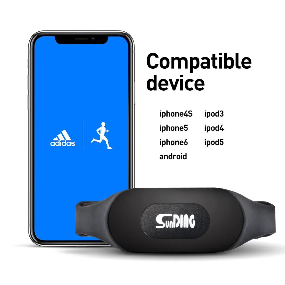 Sunding Heart Rate Sport Monitor Tool SD-520 SD-521 Adjustable Chest Wear Heart Rate Monitor Bluetooth 4.0 Wireless Smart Sensor
Sunding Heart Rate Sport Monitor Tool SD-520 SD-521 Adjustable Chest Wear Heart Rate Monitor Bluetooth 4.0 Wireless Smart Sensor