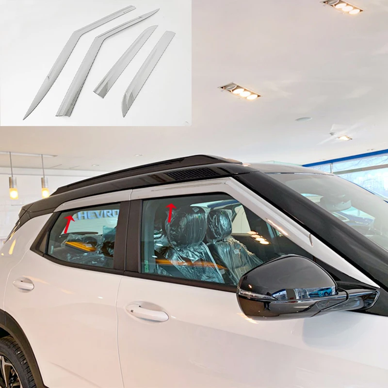 4 шт., хромированные автомобильные накладки на дверь и окно для Chevy Trailblazer 2021 2022 2023 ABS
4 шт., хромированные автомобильные накладки на дверь и окно для Chevy Trailblazer 2021 2022 2023 ABS