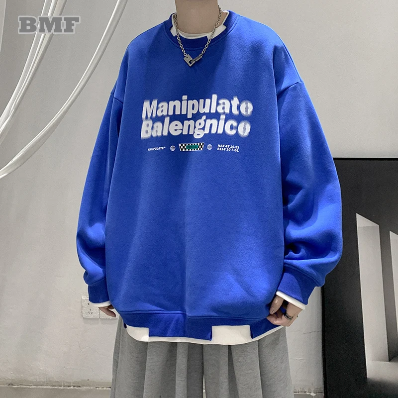 Korean Streetwear Letter Print Hip Hop Oversized Sweatshirt Kpop Couple Clothes Unisex 2022 Harajuku Pullover Men Clothing
Korean Streetwear Letter Print Hip Hop Oversized Sweatshirt Kpop Couple Clothes Unisex 2022 Harajuku Pullover Men Clothing