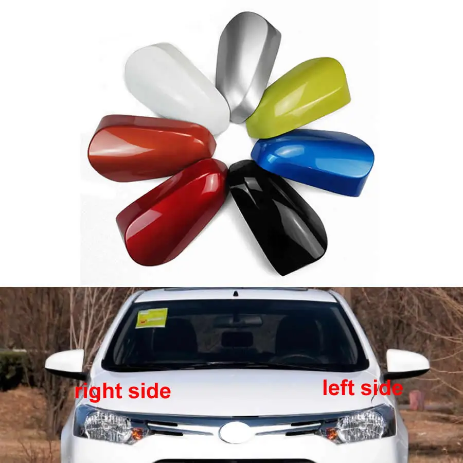 

For Toyota Vios / FS Yaris L 2014 - 2021 Car Accessories Rearview Mirrors Cover Rear View Mirror Shell Housing Color Painted