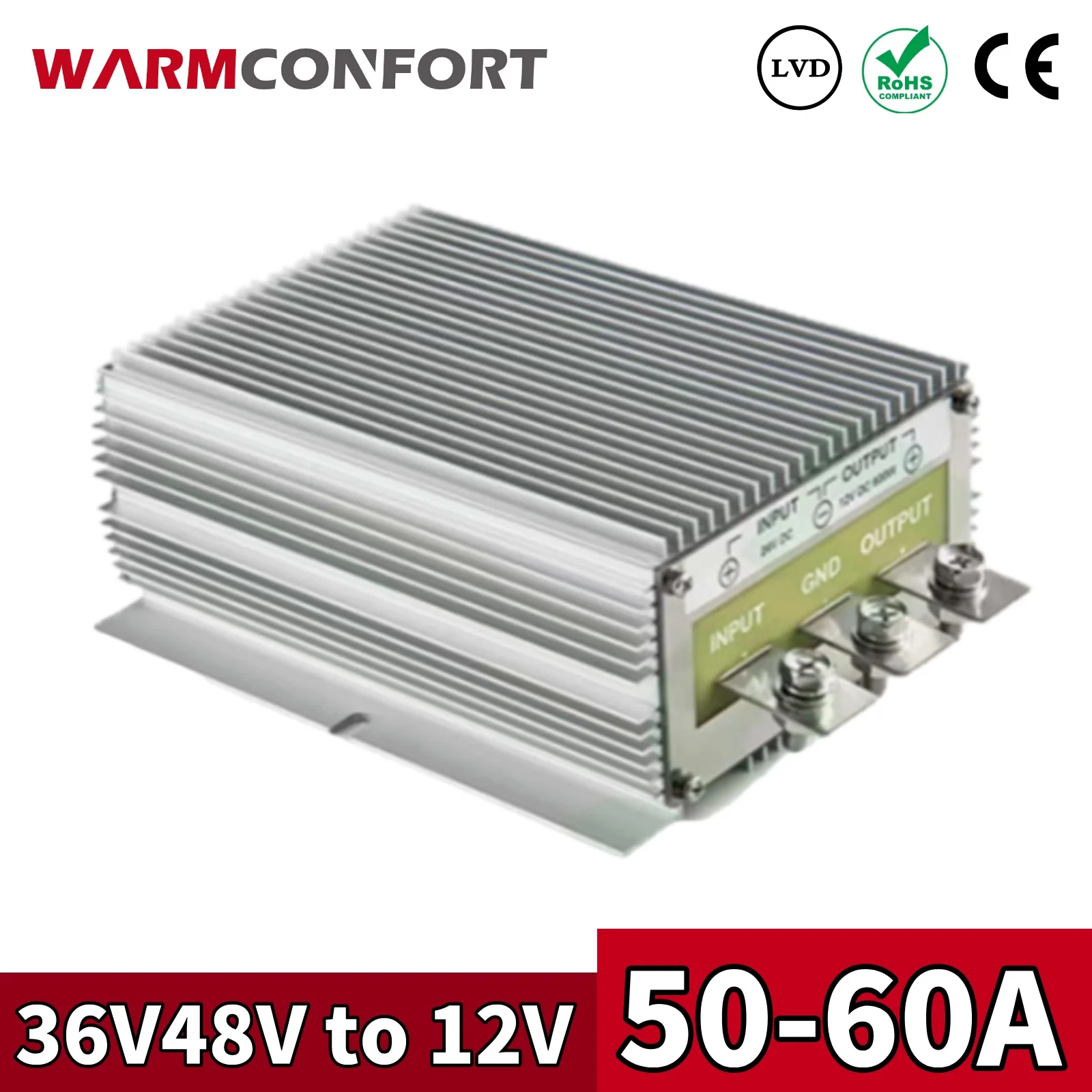 36V 48V to 12V 50A 60A 600W 720W DC DC Converter Step-down Buck Car Truck Vehicle high power
36V 48V to 12V 50A 60A 600W 720W DC DC Converter Step-down Buck Car Truck Vehicle high power