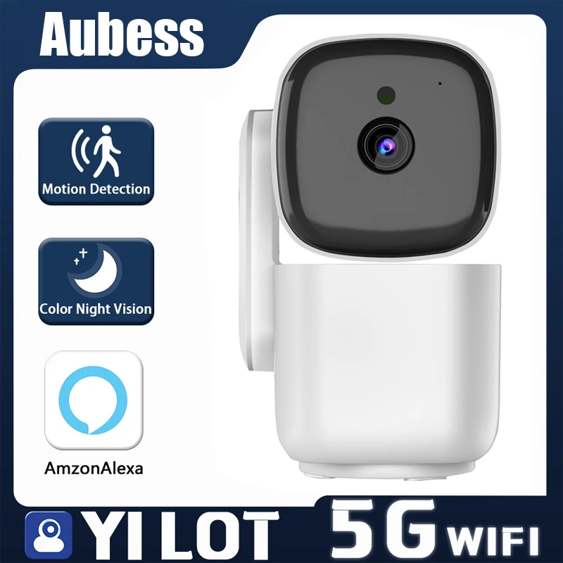 AUBESS IP Camera 5G WiFi Baby Monitor 1080P Mini Indoor CCTV Security Camera AI Tracking Audio Video Surveillance Camera Alexa
AUBESS IP Camera 5G WiFi Baby Monitor 1080P Mini Indoor CCTV Security Camera AI Tracking Audio Video Surveillance Camera Alexa
