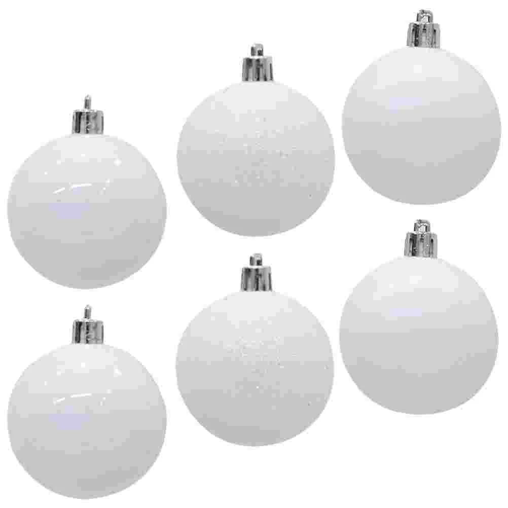 6 Pcs Christmas Decorations Xmas Ball Tree Hanging Ornaments Balls Accessories White Decorative Props Festival
6 Pcs Christmas Decorations Xmas Ball Tree Hanging Ornaments Balls Accessories White Decorative Props Festival