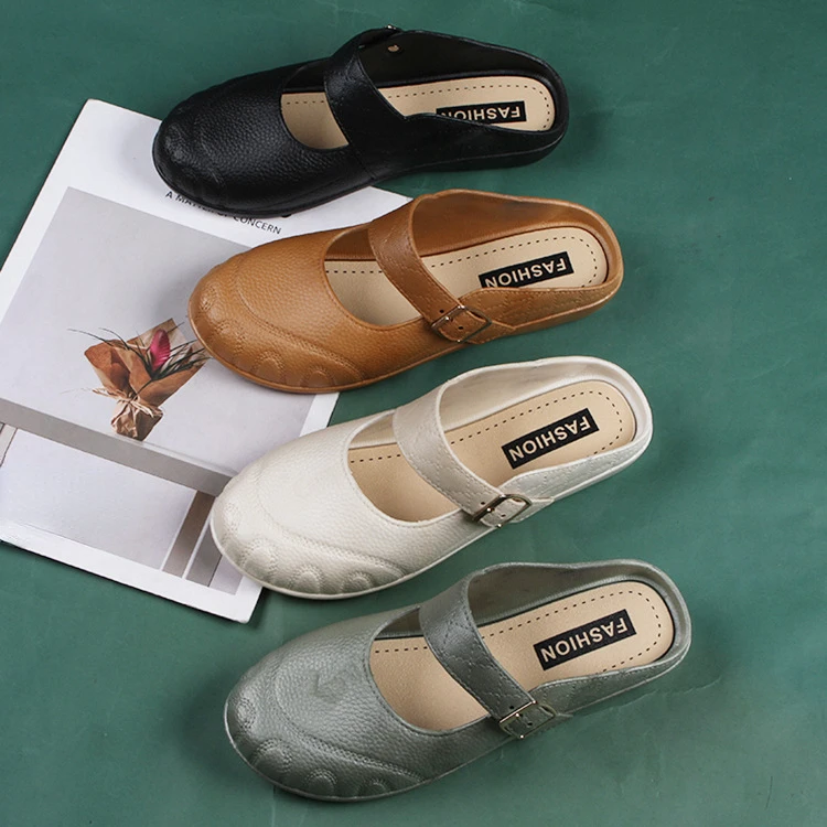 New Summer Single Shoes Flat Casual Half Slippers Women's Fashion Shallow Mouth Sandals
New Summer Single Shoes Flat Casual Half Slippers Women's Fashion Shallow Mouth Sandals